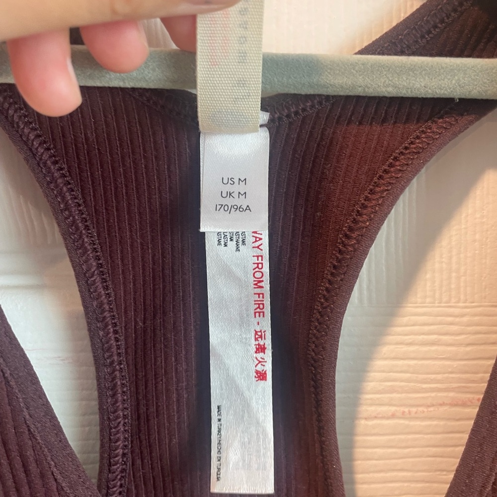 Free People Movement Maroon Razorback Bra Top - Picture 7 of 7